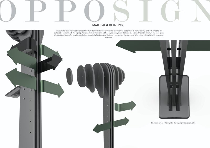 Geometric and organic forms blend into the cityscape, turning signage into architectural icons.