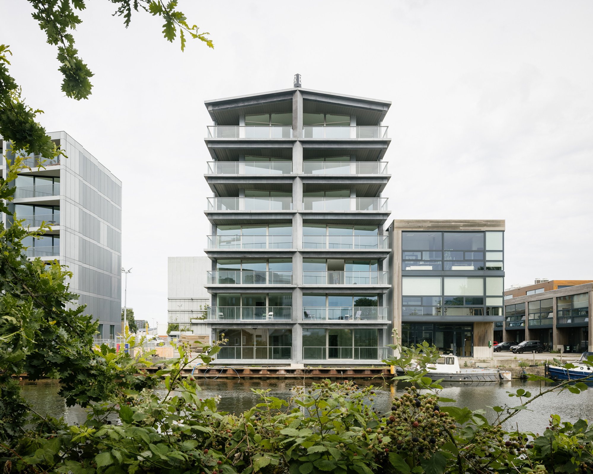 Nautical Residential Beacon by Civic Architects – Iconic Waterfront Living in Amsterdam