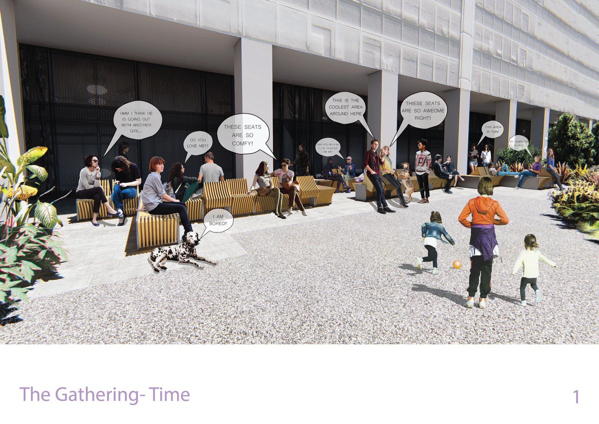The GATHERING-TIME: Redefining Urban Furniture Design for Campus Spaces