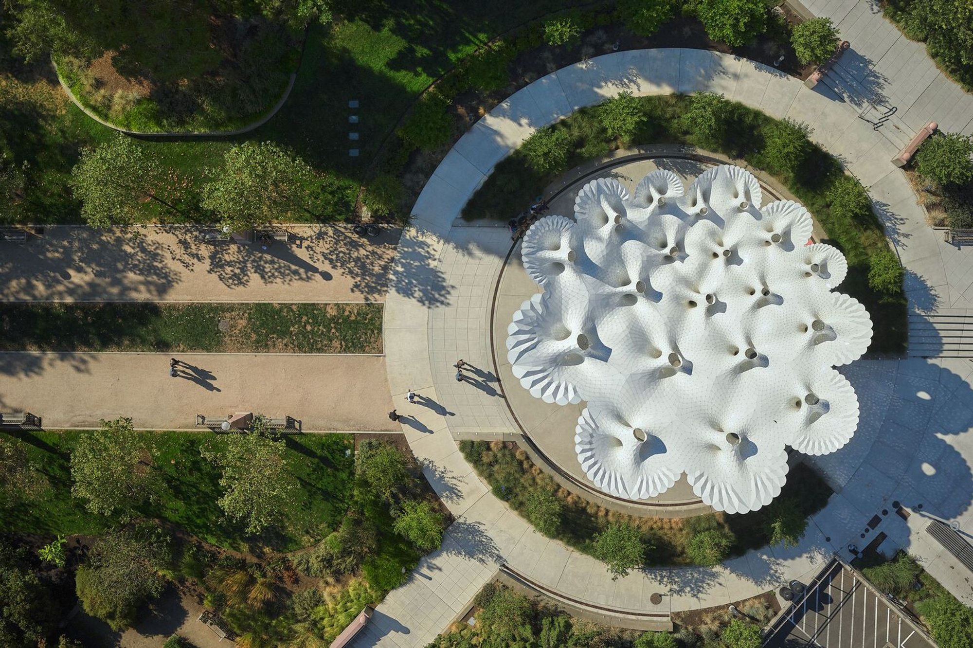Piloti Installation by MARC FORNES by THEVERYMANY – Architectural Landmark in Bellevue, Washington