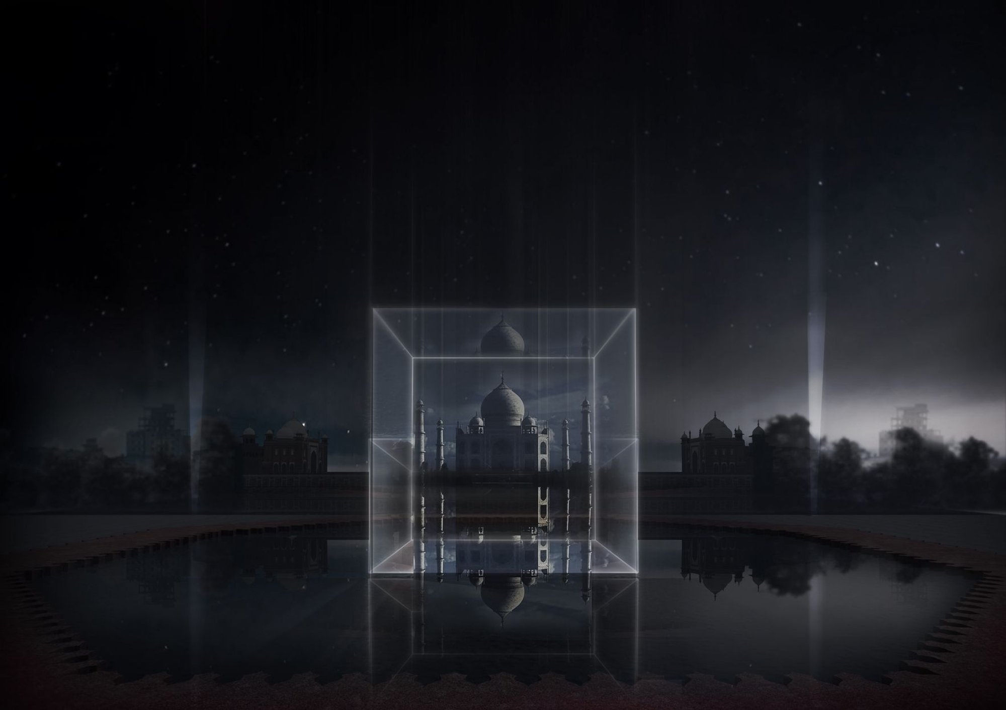 Memento for Shah Jahan: A Glass Cube That Turns Light into Monument