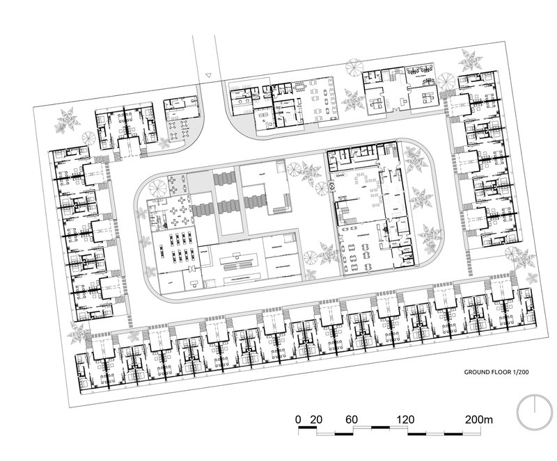 Illustrates the fluid connection between public, private, and hospitality zones.&nbsp;