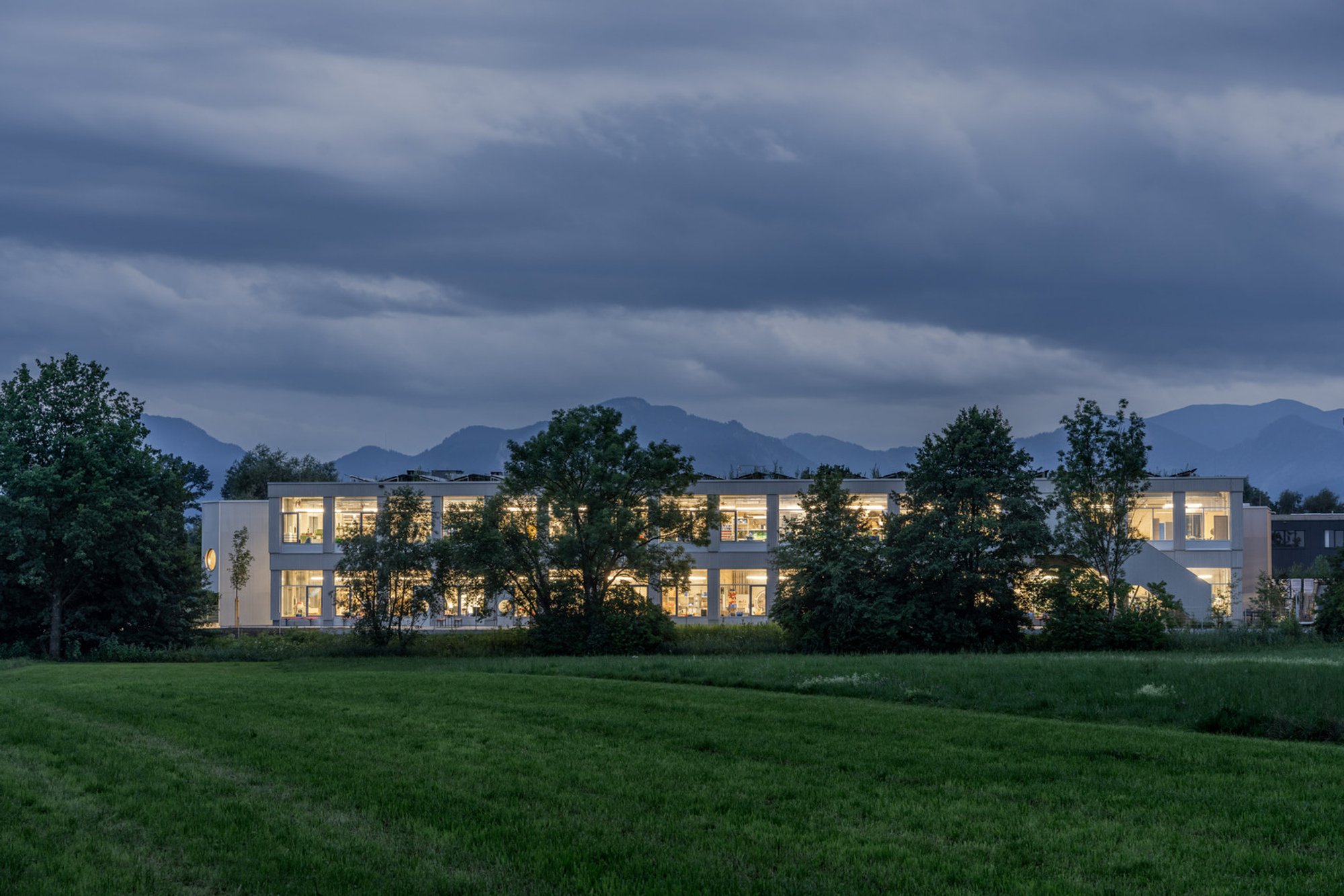Workshop with Three Courtyards by Opposite Office + Studio Lot + Hanfstingl Architekten
