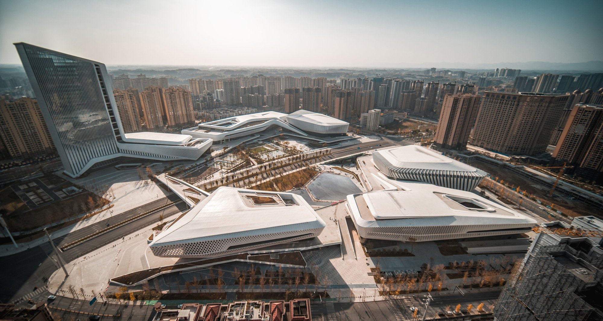 Jianyang Sports and Cultural Complex by CSWADI – Chengdu’s Landmark Multi-Functional Venue