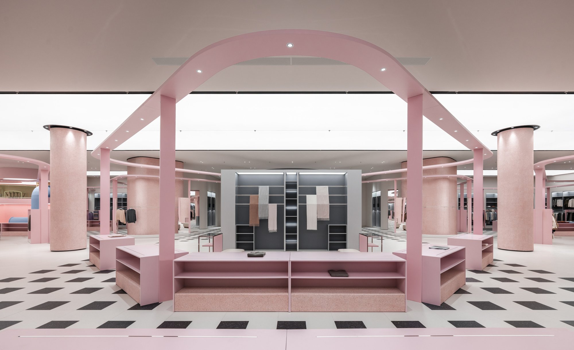 ERDOS Land by waa: A Playful Factory Store Redefining Retail Design in Ordos