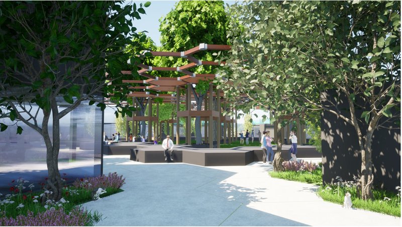 A seamless transition between built and natural environments promotes an immersive resort experience.