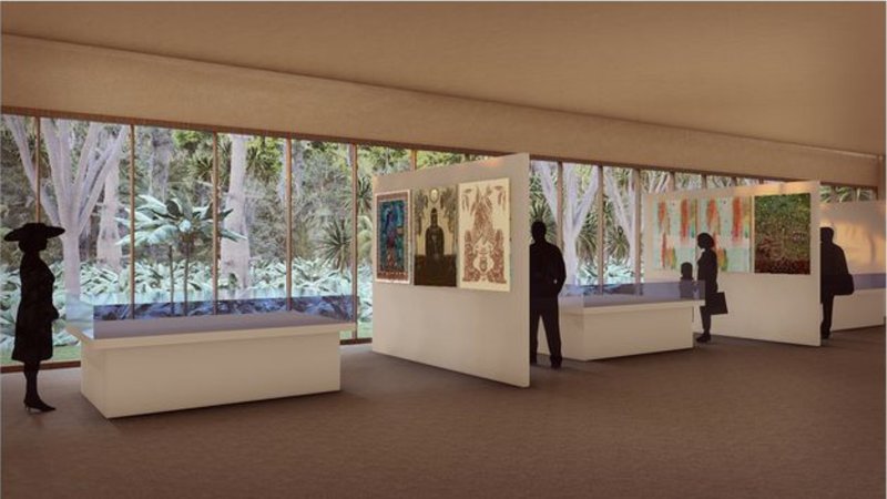 Glass-enclosed gallery immersing visitors in Tabasco’s cacao heritage.