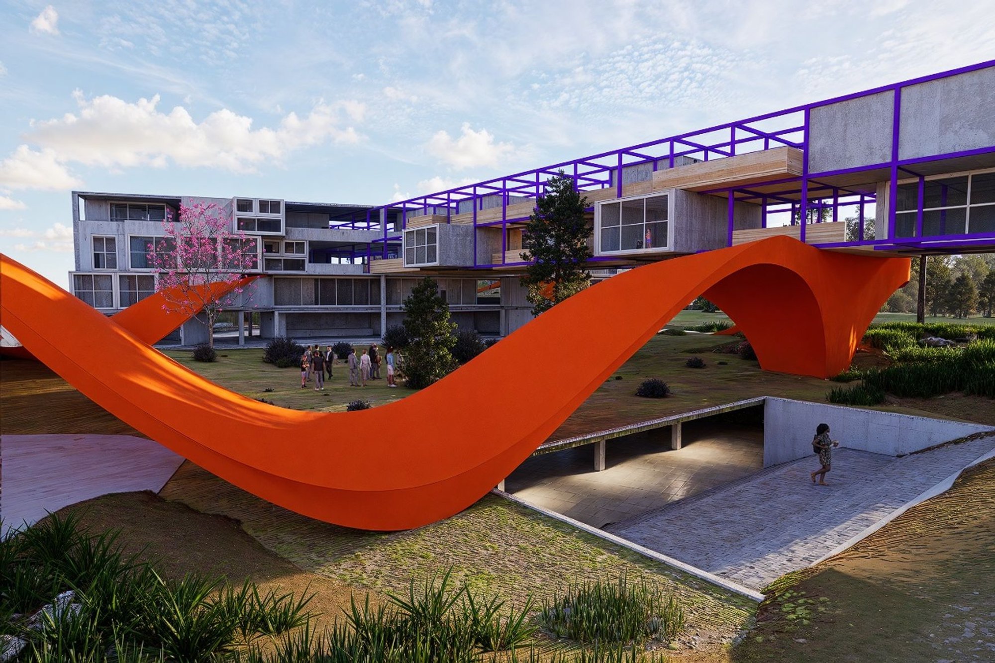 HARMONIA: Sustainable Community Architecture for Cultural Exchange