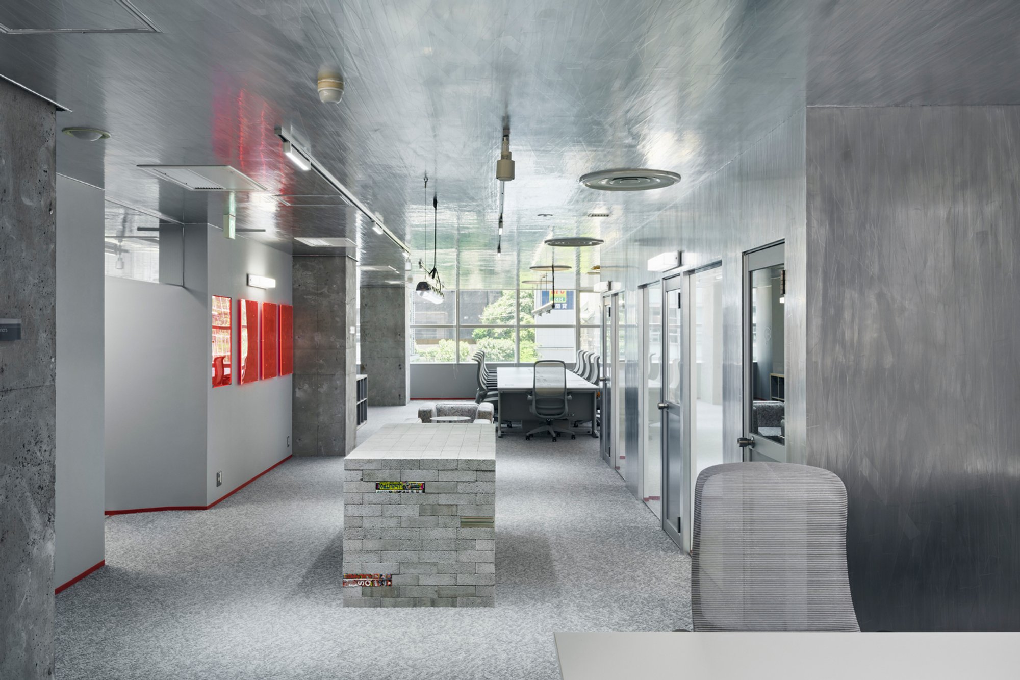 Shueisha TOON FACTORY Office – Phase 2 by GAMMA Architects: A Reflective Workspace Inspired by Manga Expression