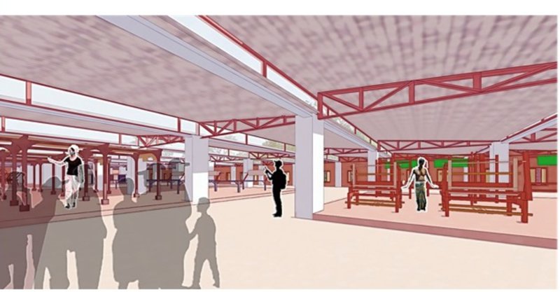 Restored textile halls transformed into interactive spaces where craft and community coexist in a dynamic cultural setting.