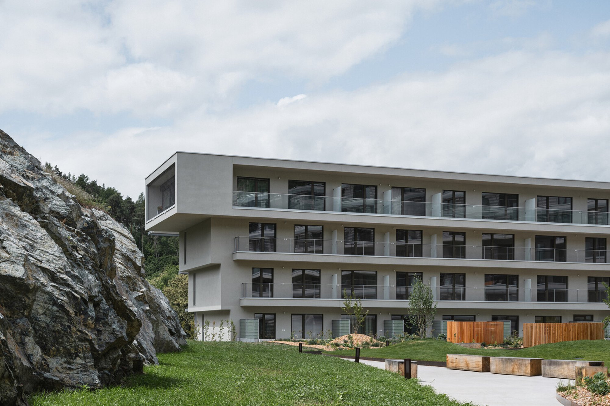 Diorit Residence by Architekti DRNH: Sustainable Living Carved from a Former Quarry