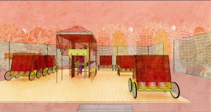 Movable purification units mounted on wheels—bringing clean water and knowledge directly to communities.