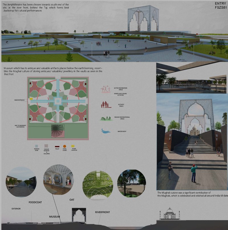 Masterplan illustrating spatial hierarchy between museum, amphitheatre, and cultural landscape.