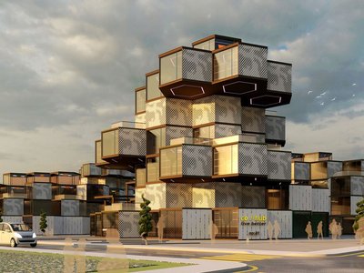 Co-Hub: A New Vision for Sustainable Architecture and Collective Urban Living