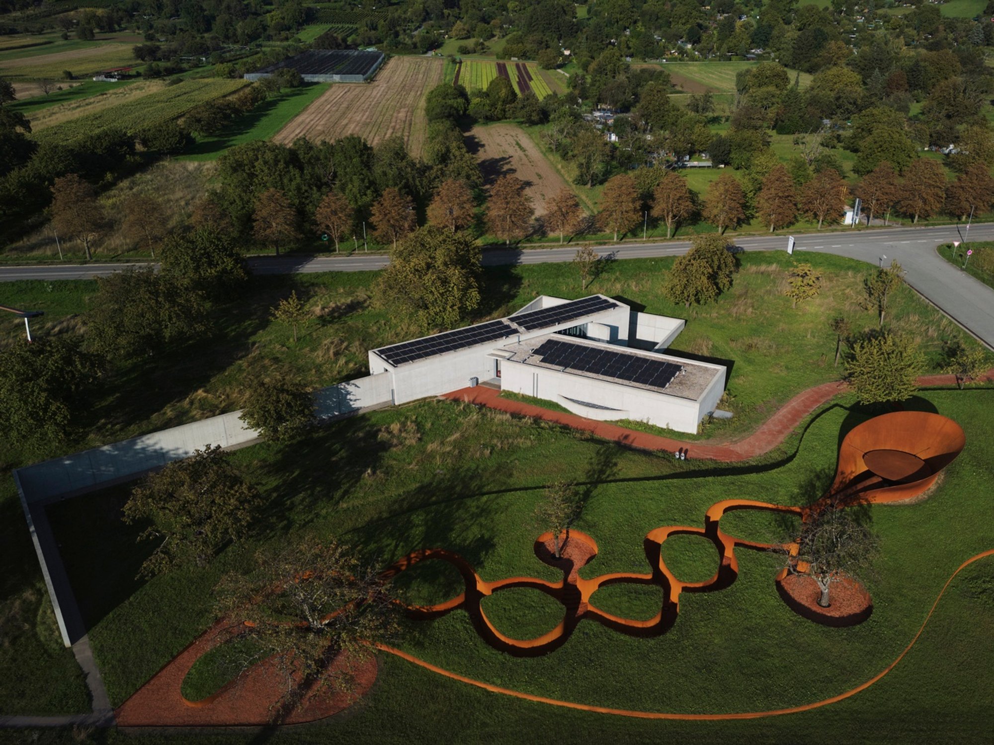 Doshi Retreat at Vitra Campus by Balkrishna Doshi, Khushnu Panthaki Hoof & Sönke Hoof