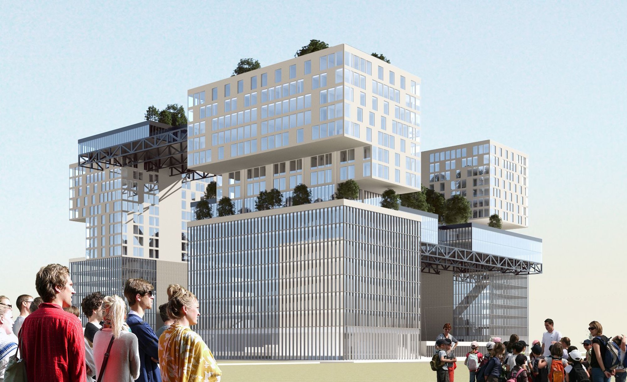 Hustle Hub Moscow: A Visionary Model of Mixed-Use Architecture