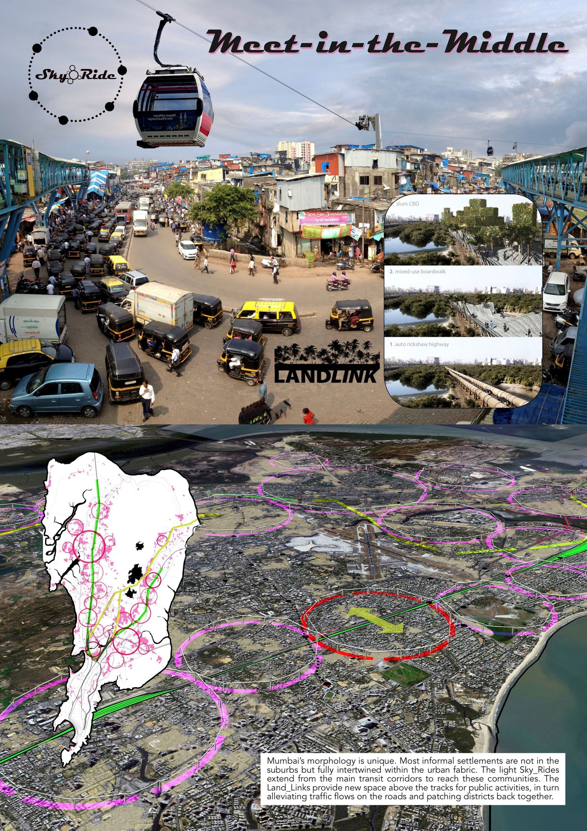 Meet-in-the-Middle: Rethinking Urban Mobility Through Pedestrian-Centric Architecture in Mumbai