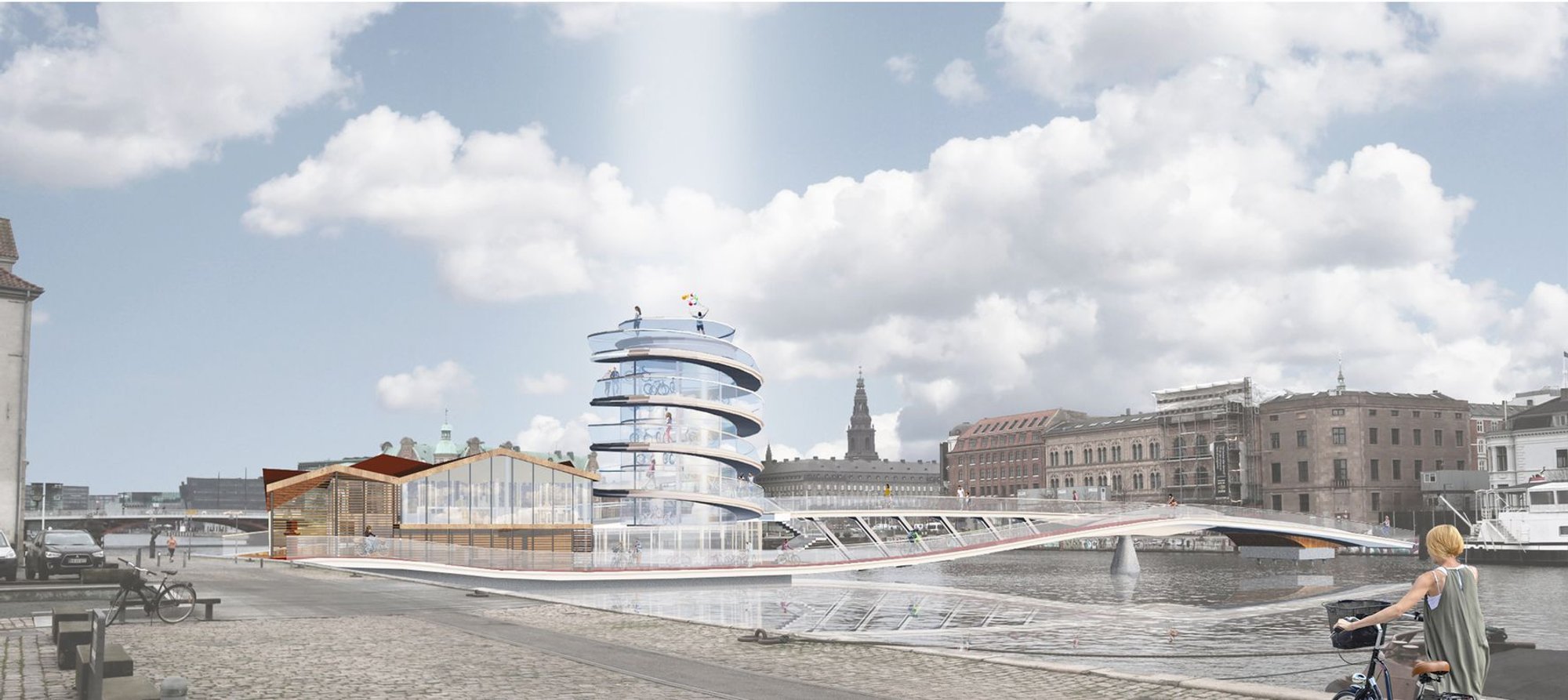 Helix Link: A Spiraling Connection of Architecture and Mobility in Copenhagen