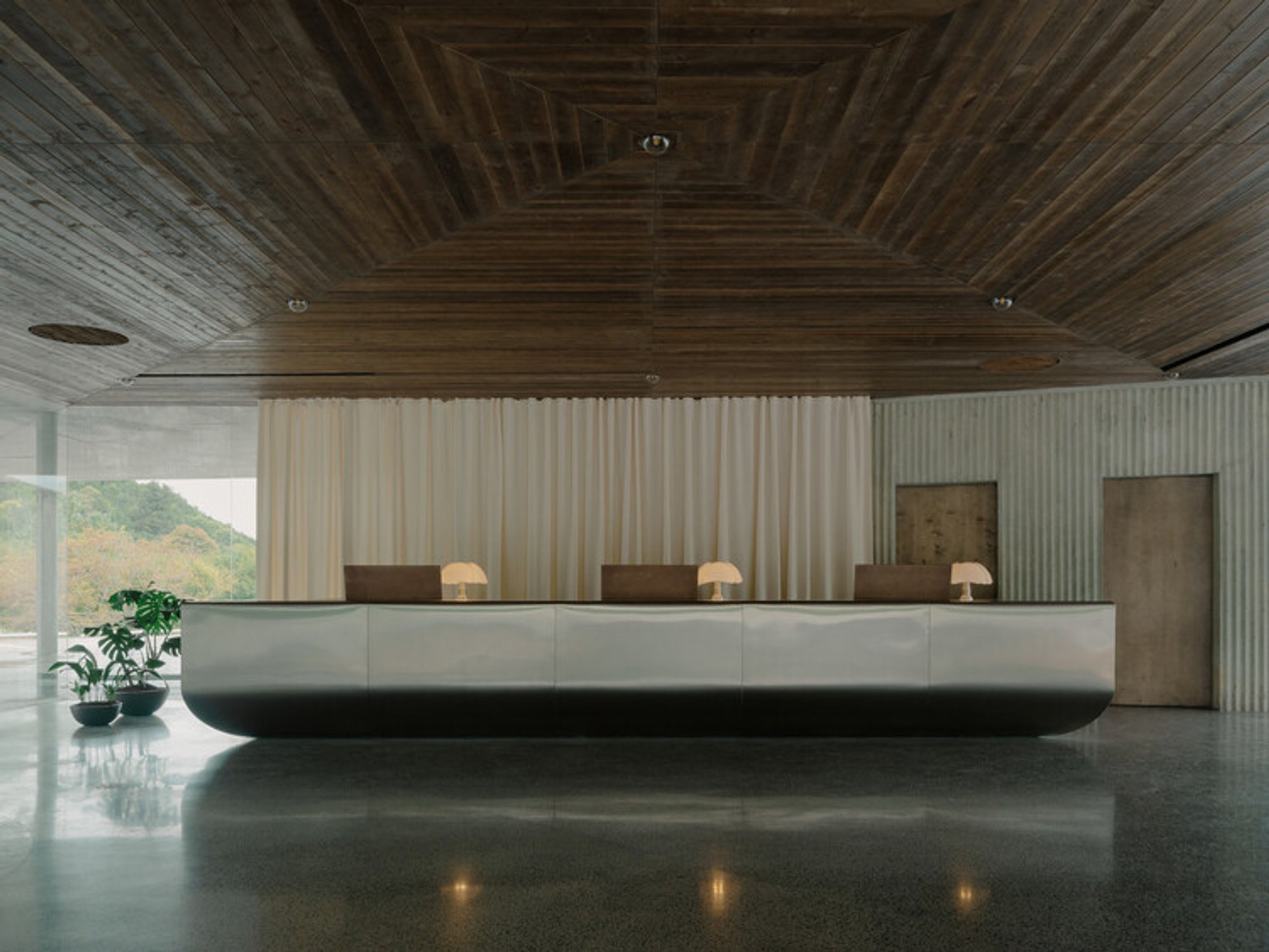 Reception Pavilion by David Giorgadze Architects – A Threshold Between Urban Life and Ecological Clarity