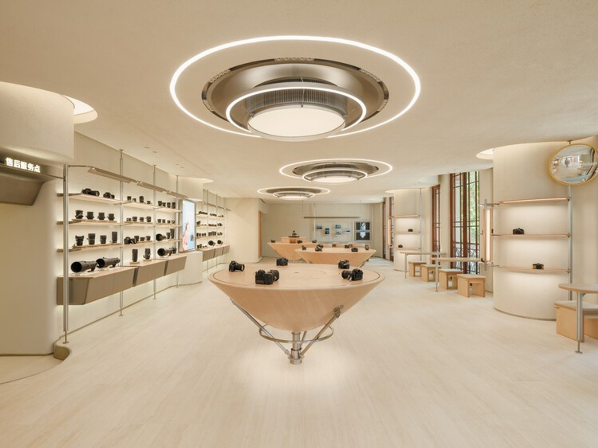 Nikon Shanghai Flagship Store 2.0 by LUKSTUDIO: Reimagining Retail Through Light and Community