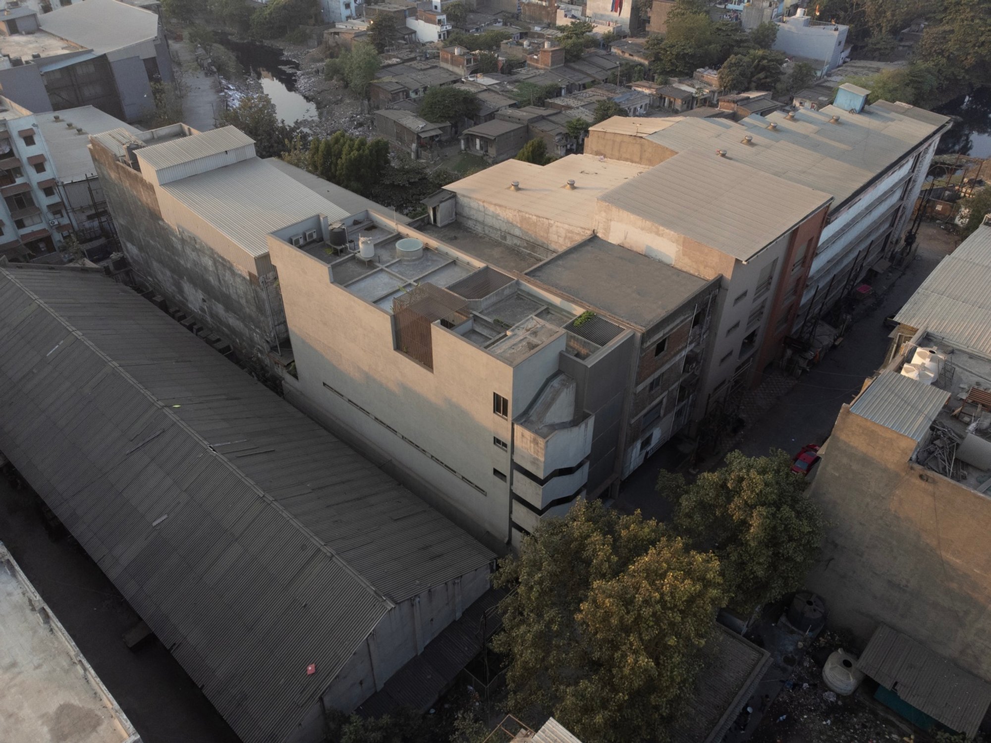 Urban Gauze Textile House and Office by DOT: Weaving Light, Air, and Industry in Surat