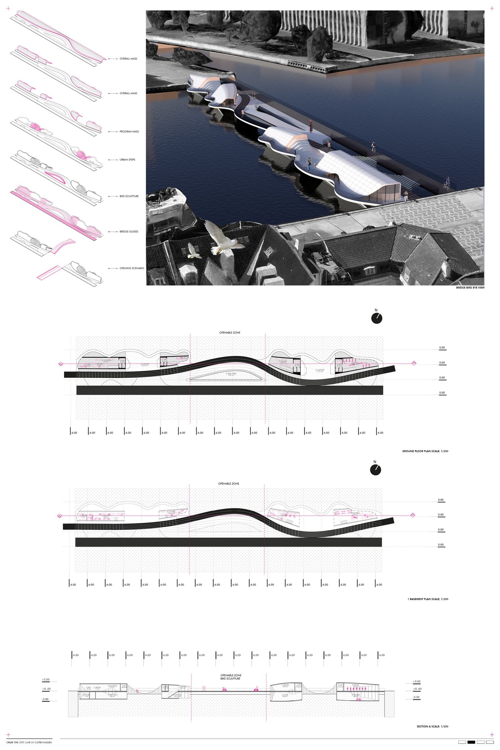 CRUX: The City Link Bridge – Redefining Urban Connectivity through Parametric Architecture