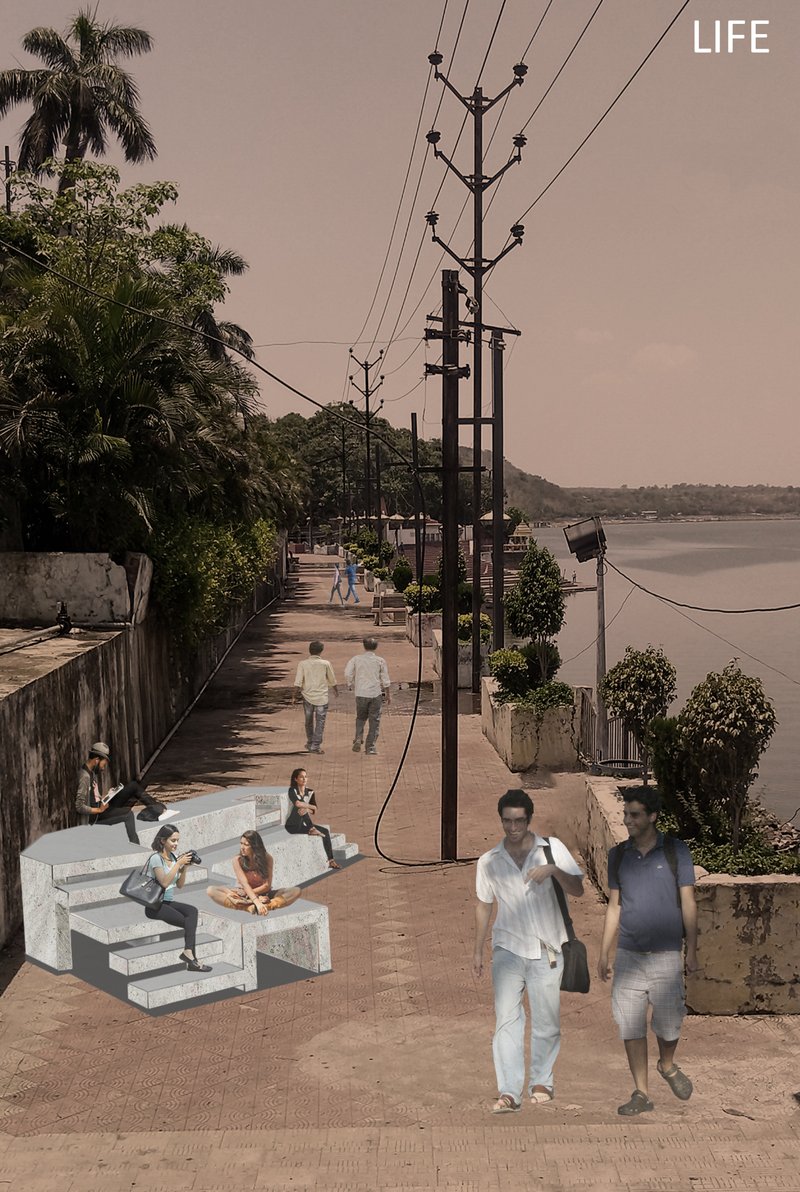 Revitalized lakeside pathways invite community interaction and everyday public life in a safe, inclusive environment.