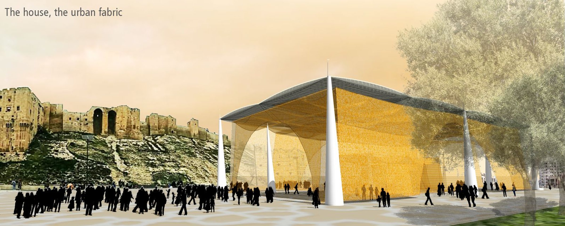 The House, The Urban Fabric: Reclaiming Aleppo Through Urban Reconstruction Architecture