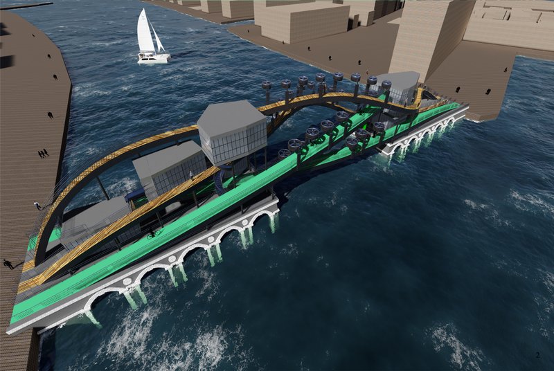 An aerial view capturing the full complexity of Dragonfly’s interwoven pedestrian and cycling paths, elevated hubs, and drone-supported mechanisms.