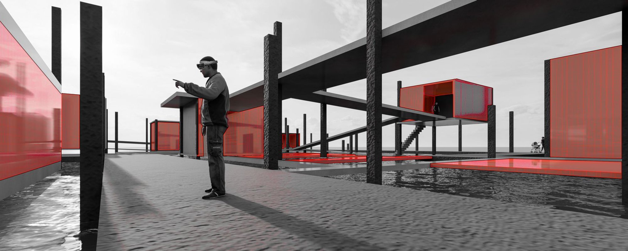 INTERFACE: A Mixed Reality Athenaeum Where Architecture Becomes a Living Digital Layer