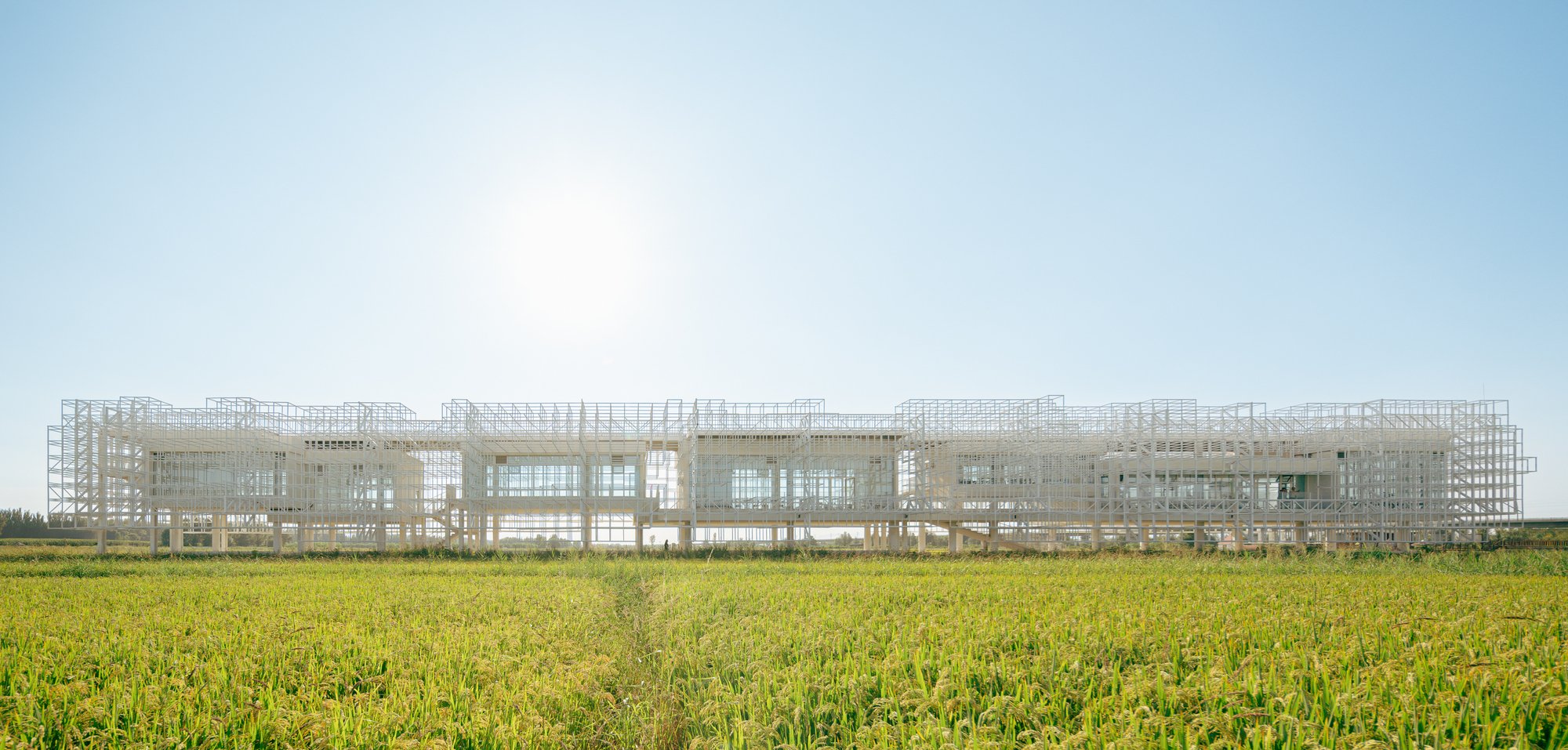 Manor Mirage by BUZZ By Büro Ziyu Zhuang — A Floating Landscape Installation Reviving an Abandoned Bridge in Zhangjiakou