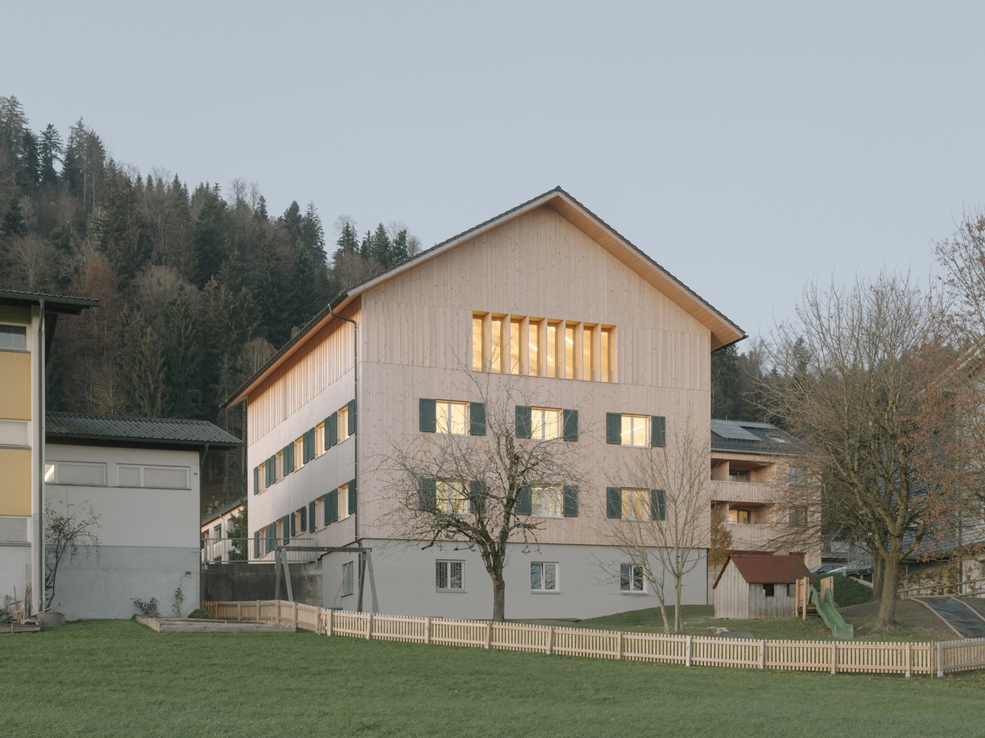 Community Center Langen bei Bregenz – A Layered Transformation by MWArchitekten