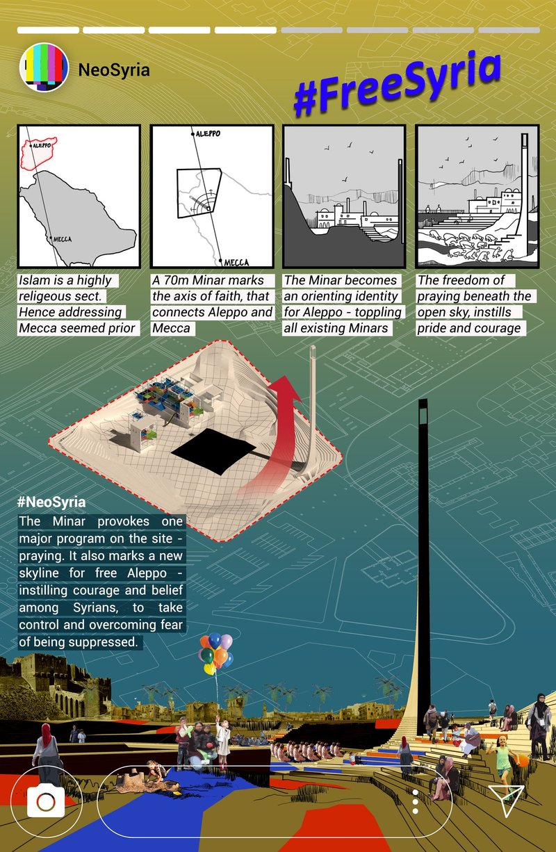 A new Minar rising as a symbol of faith and courage, redefining Aleppo’s skyline and empowering Syrians to reclaim their sense of freedom.