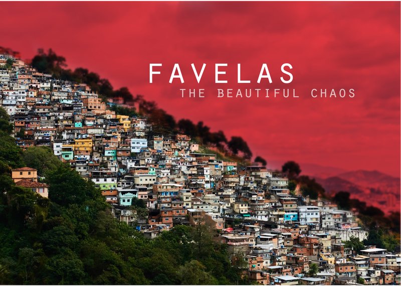 A sweeping view of Rio’s favelas, capturing the dense, organic morphology that inspired the museum’s architectural form.