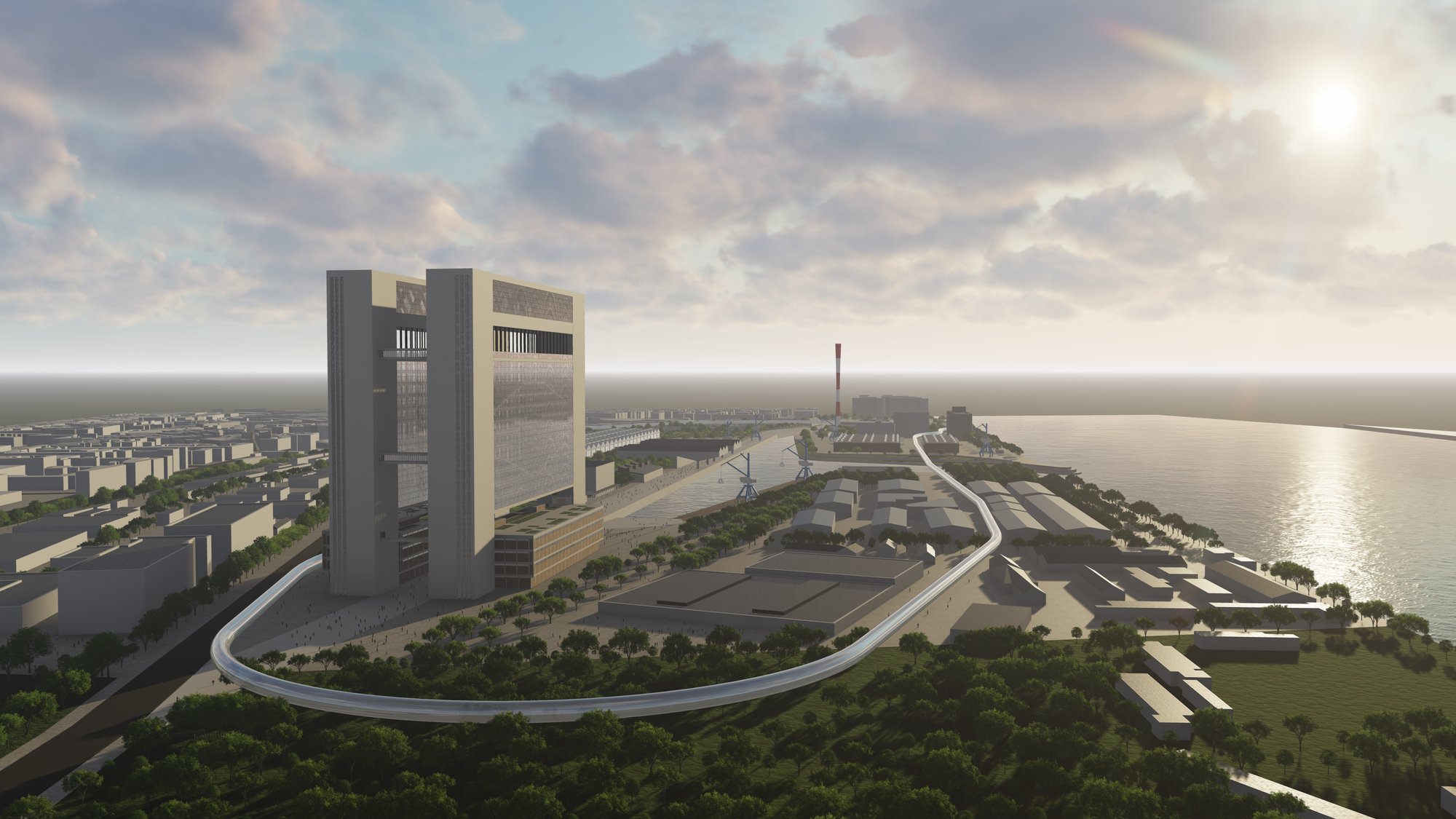 The Danube Quarter - a space meant for everyone
Port of Belgrade - International Science and Research Park of Architecture
THE NORTHERN GATES OF BELGRADE