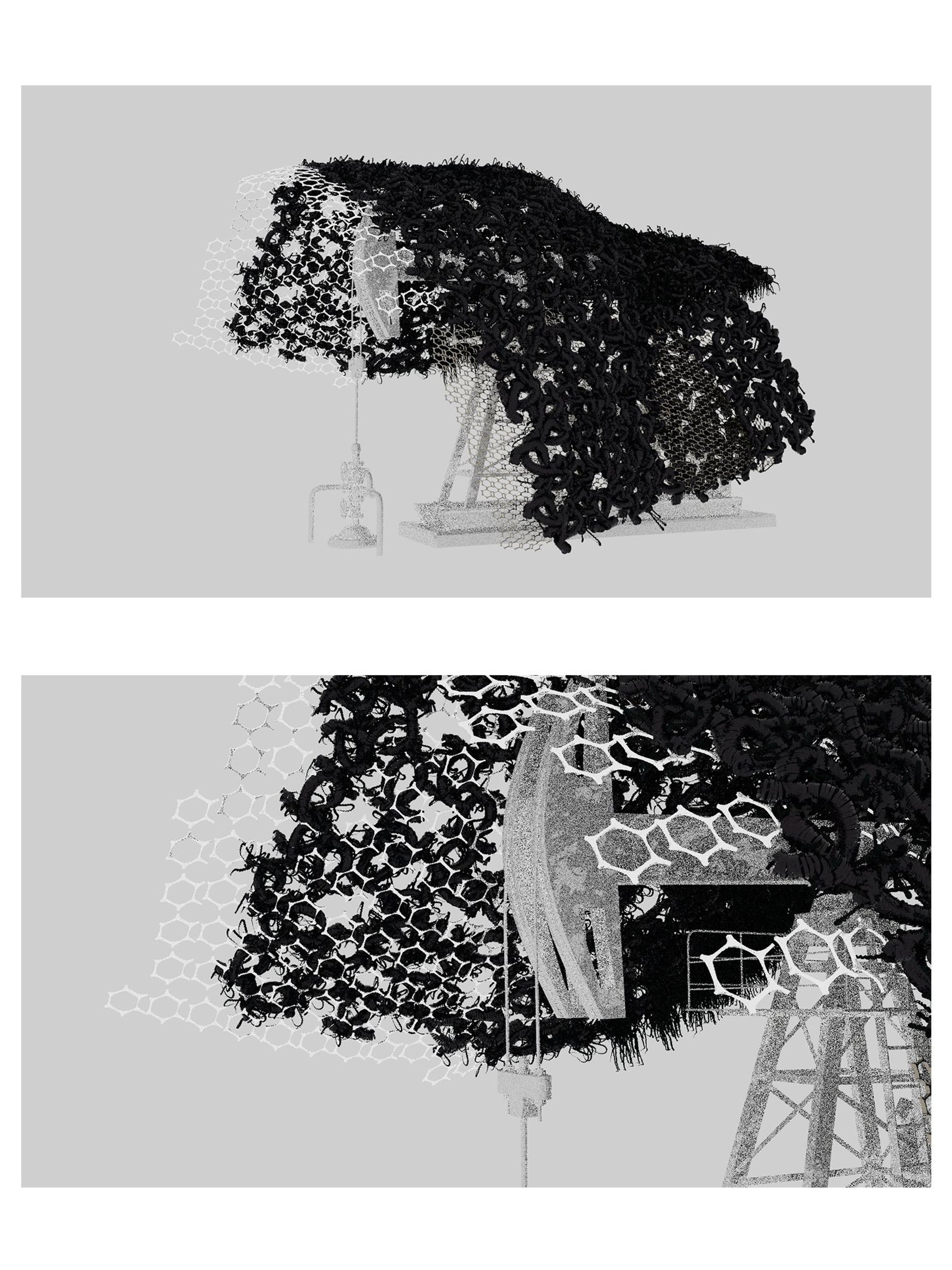 Creation of the pump jack jackets