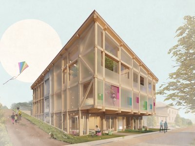 House of culture in the Glogoczow Village Center