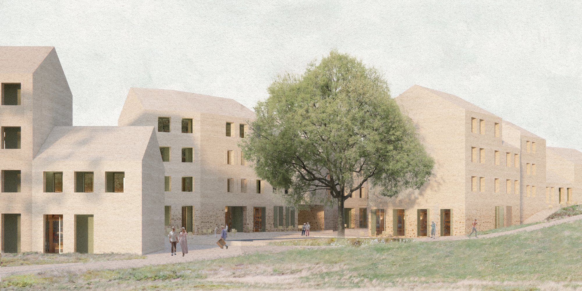 Community eco-village for the elderly