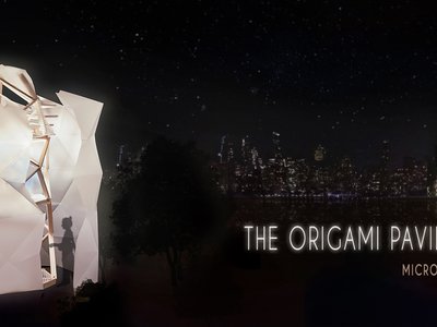The origami pavilion