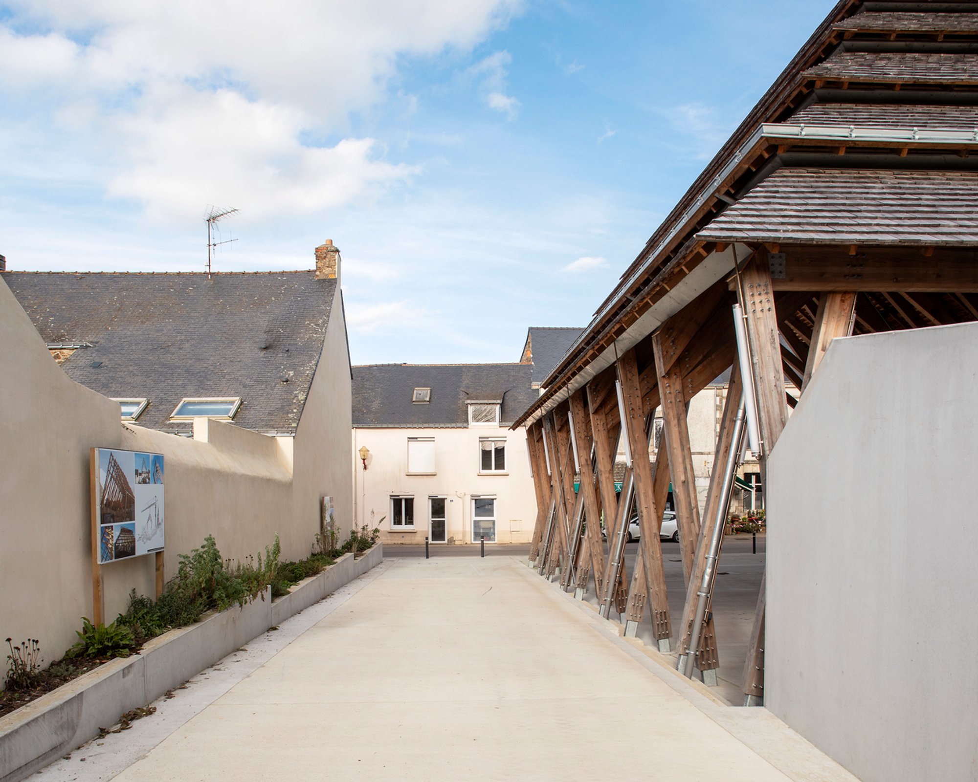 Missillac Market Hall: A Contemporary Take on Timber Market Hall Architecture in France