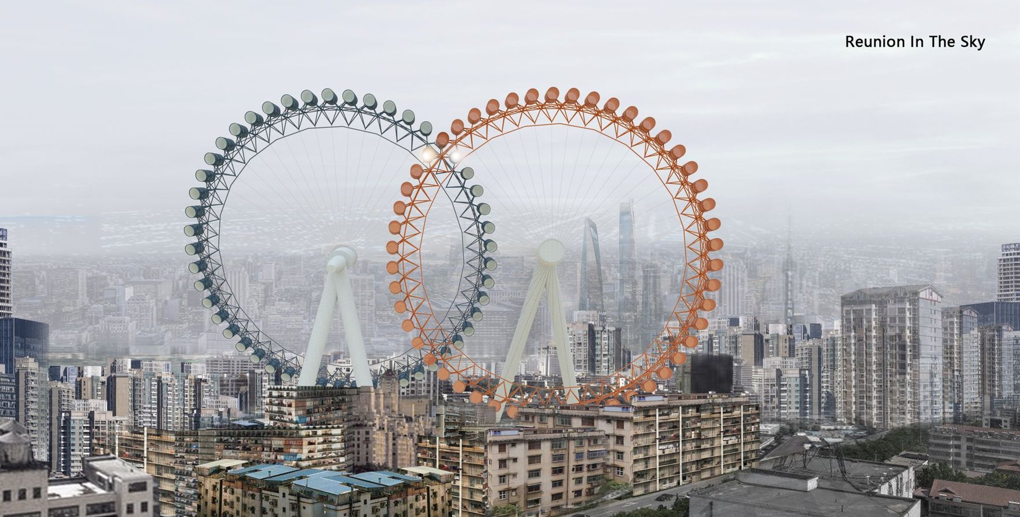 Reunion in the Sky: A Visionary Vertical Cemetery Architecture Bridging Life and Death