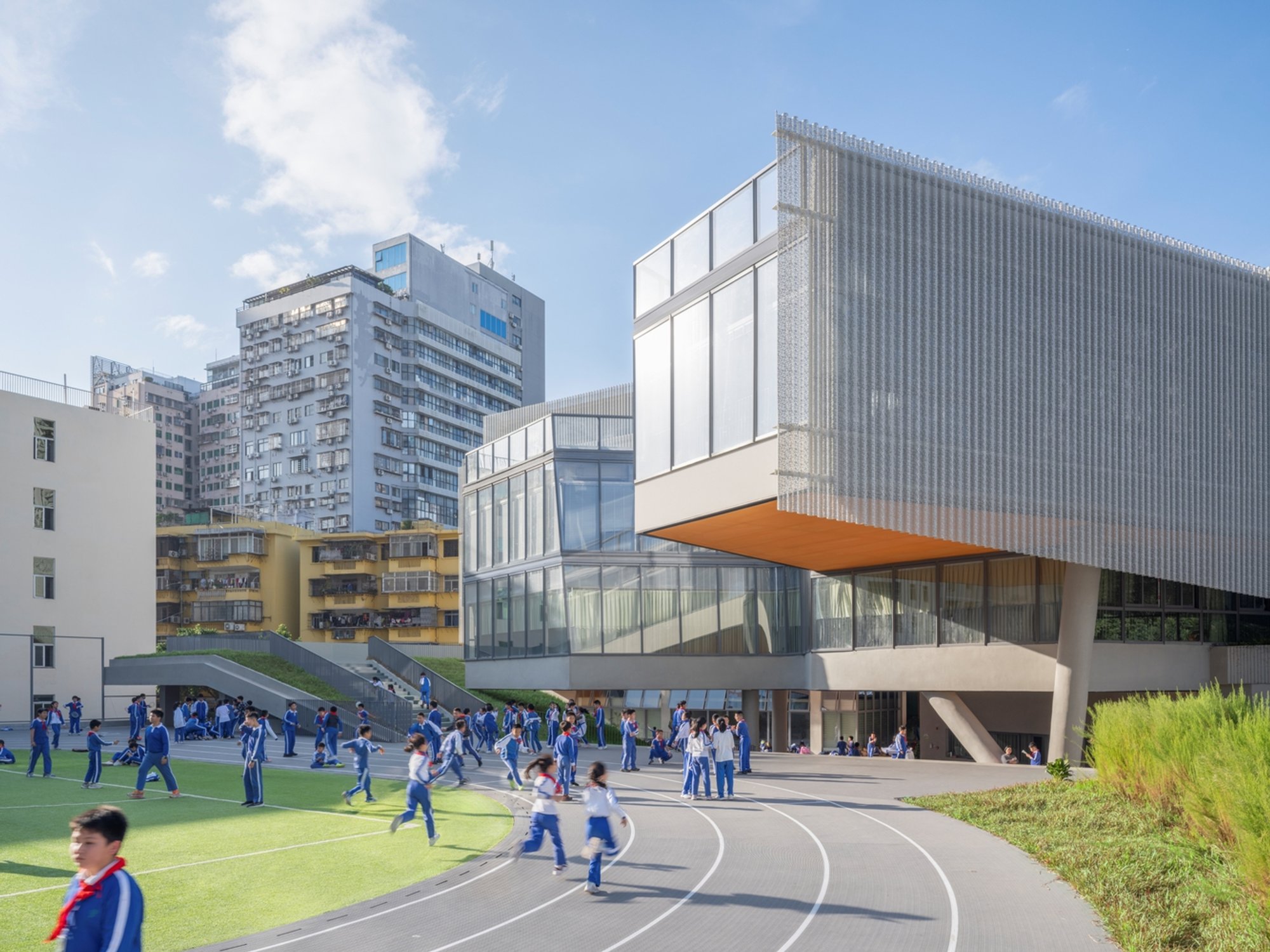 Cuizhu Foreign Language School Shenzhen Architecture by Studio Link-Arc