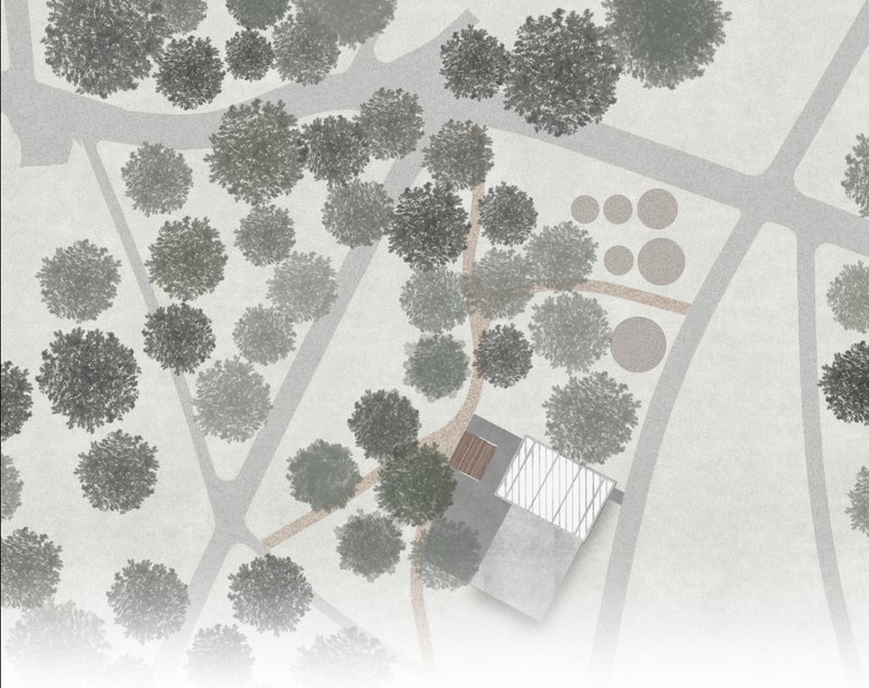 Strategically nestled within Munich’s urban park, the center connects seamlessly with surrounding pedestrian paths and green spaces.