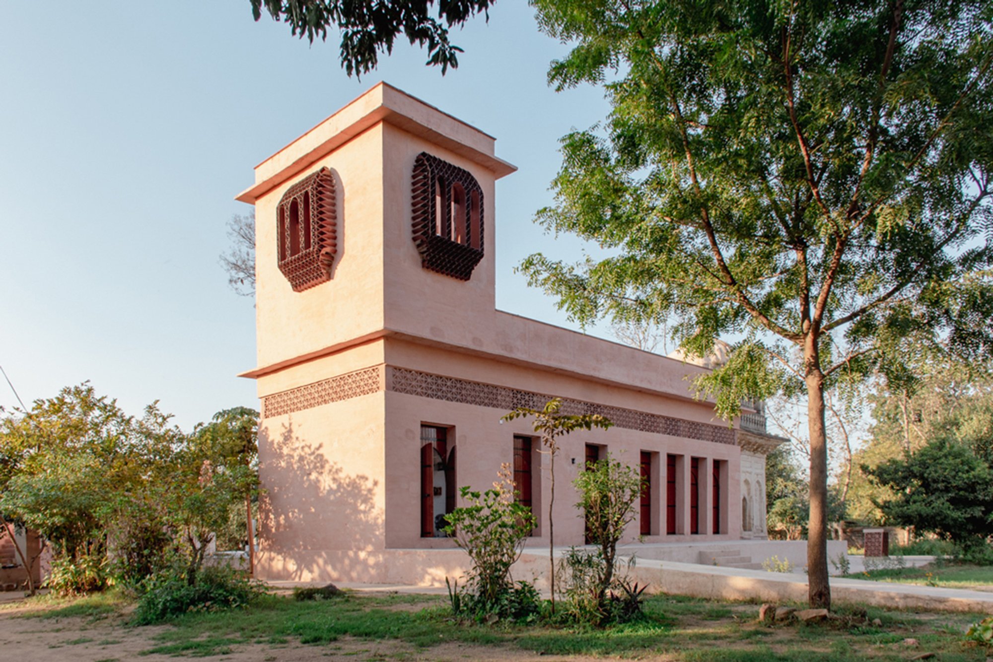 Visitors’ Center at the Royal Gardens of Rajnagar by Dharatal