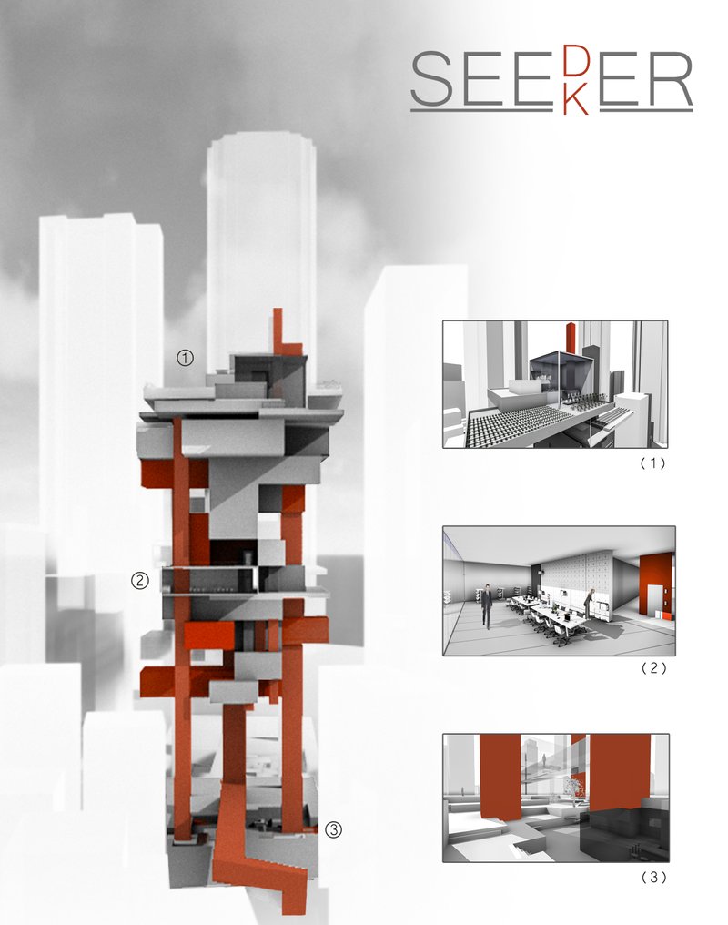 A layered architectural tower in Hong Kong redefines urban farming with raised platforms and dynamic circulation systems.