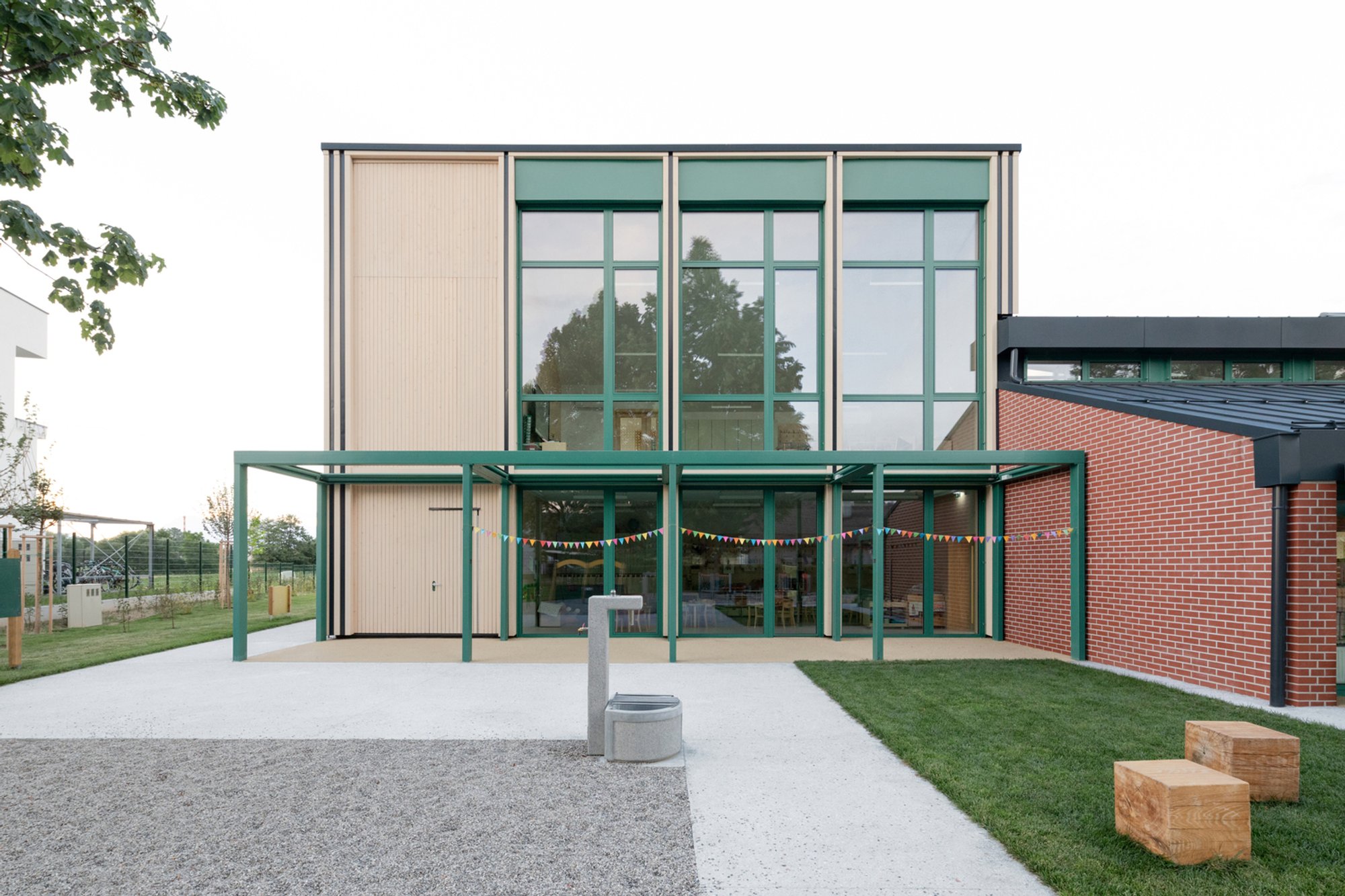 Učenjak Kindergarten Renovation and Extension by od-do architecture + Navor: A Sustainable and Playful Approach to Early Childhood Architecture in Ljubljana