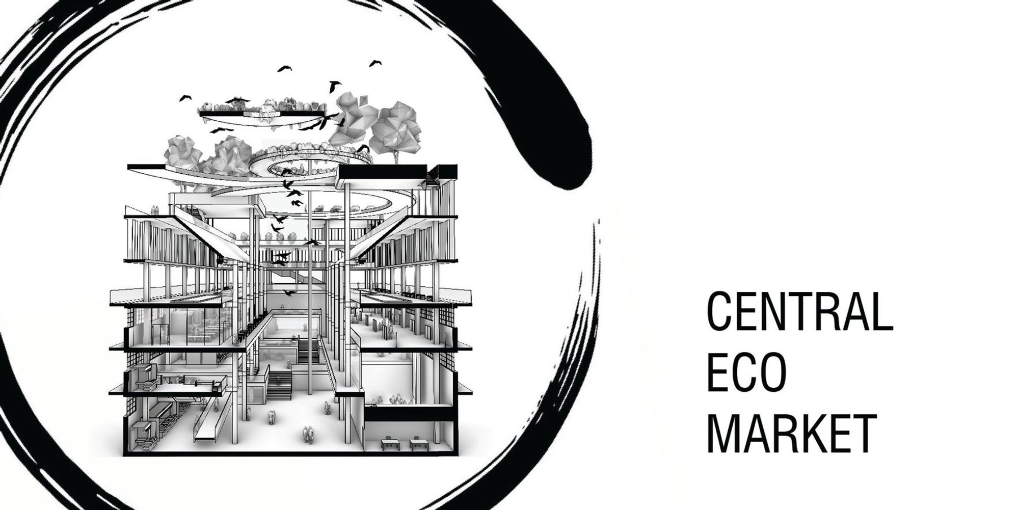Central Eco Market: A Vision of Sustainable Architecture Rooted in Nature and Community
