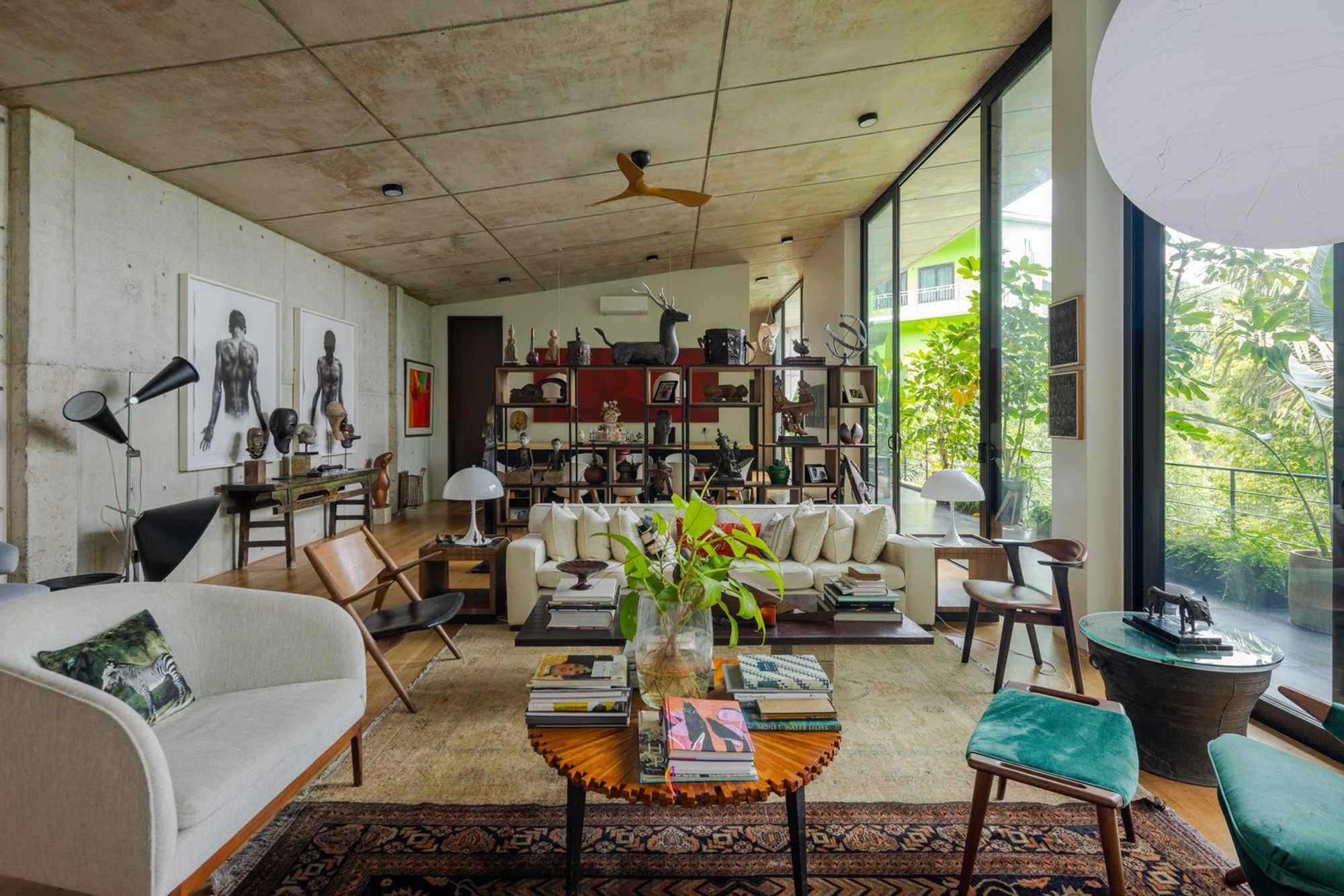 The Rainforest Residence: A Monolithic Rainforest House Design by Choo Gim Wah Architect