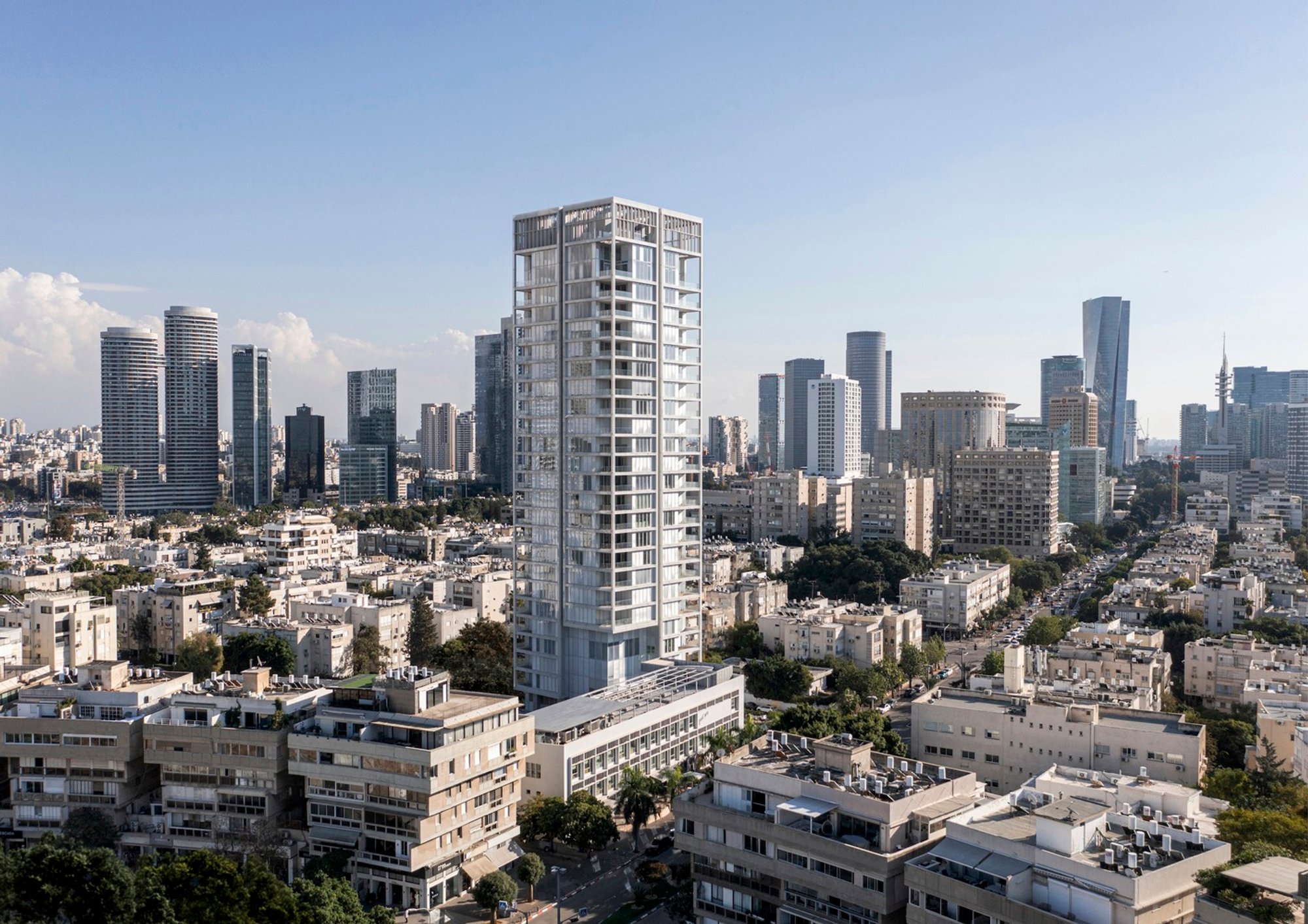 Lessin Tower & Complex by MYS Architects: A Dialogue Between Modern Vertical Living and Mid-Century Heritage in Tel Aviv