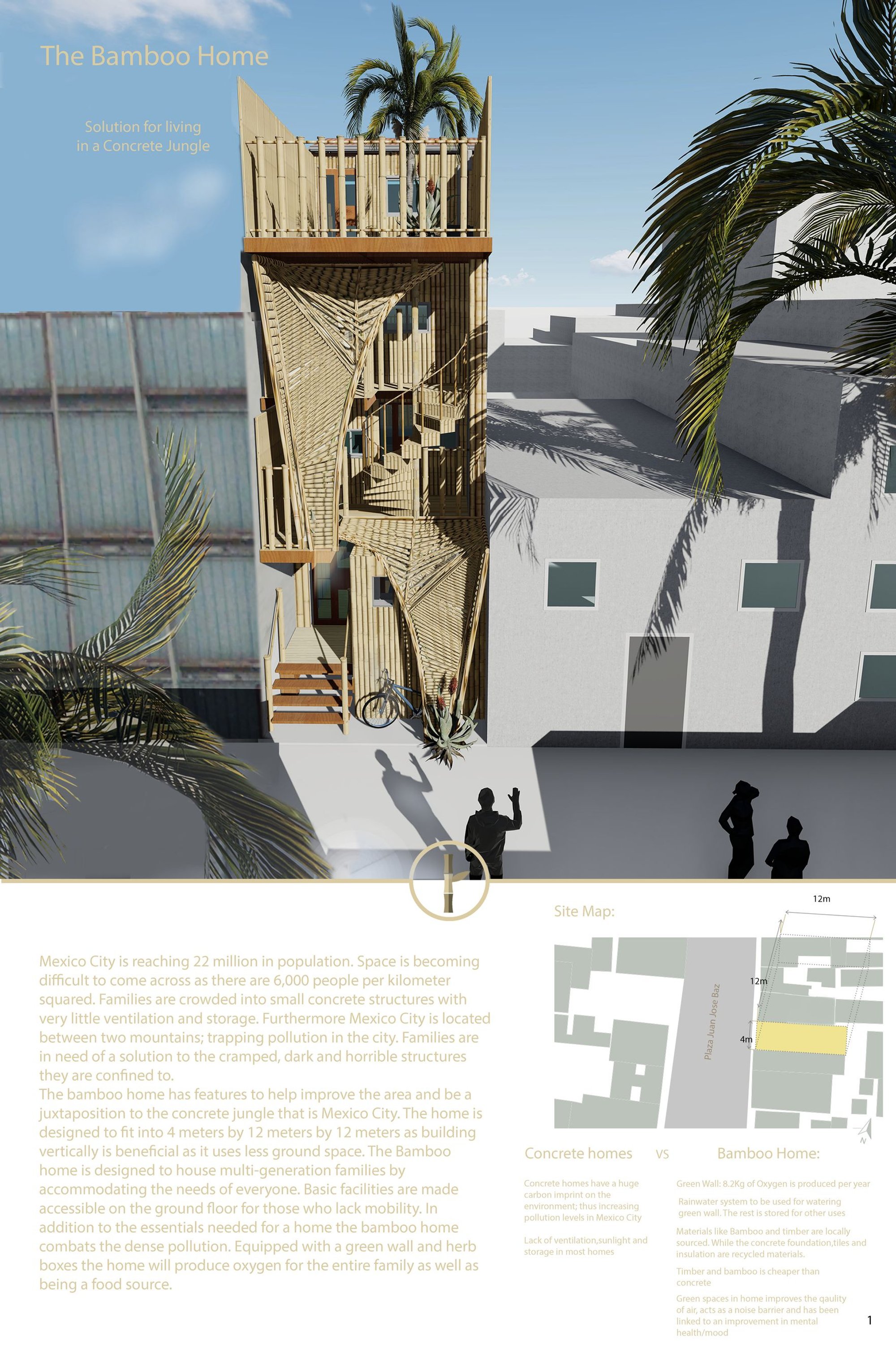 Sustainable Bamboo Architecture: A Green Oasis in Mexico City